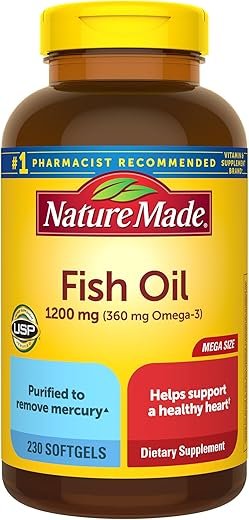 Nature Made Fish Oil 1200 mg: A Review of 230 Softgels