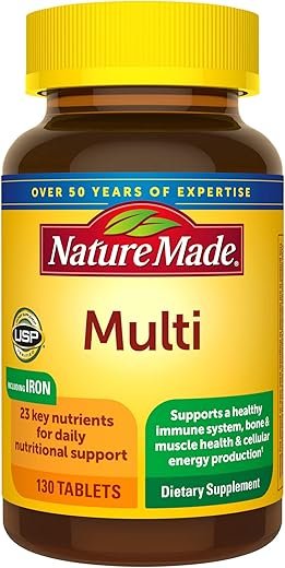 Nature Made Multivitamins with Iron: A Daily Essential